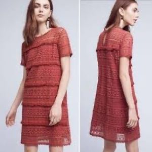 Anthropologie 02SKY Crochet Shift Dress